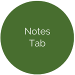 button for notes tab help files